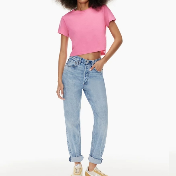 Aritzia Denim Forum The Boyfriend High Rise Loose Jeans 28L - Picture 1 of 8